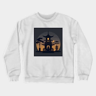 Temple Tibet Mountains Crewneck Sweatshirt